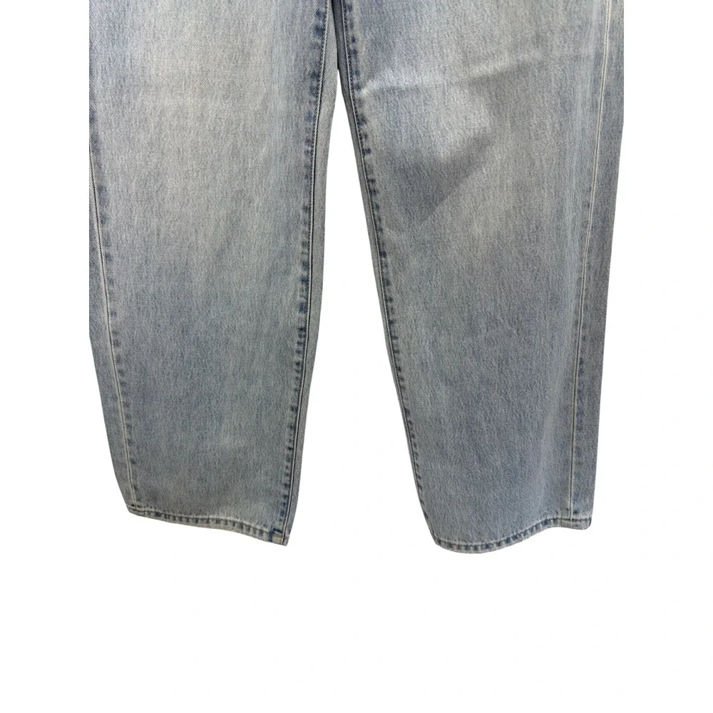Hidden Jeans Alyx Baggy Jean Light Wash High Rise Wide Leg Denim 27 NEW - Picture 8 of 13